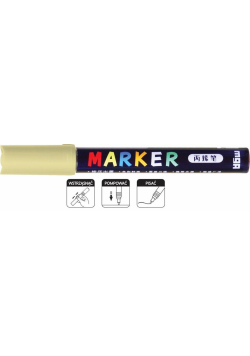 Marker akrylowy 1-2mm żółty neapolitan (6szt) M&G