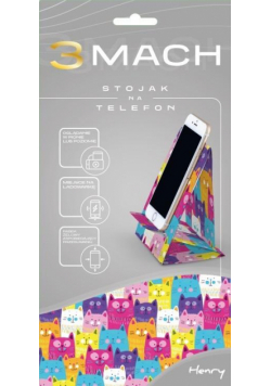 3MACH Stojak na telefon - Koty