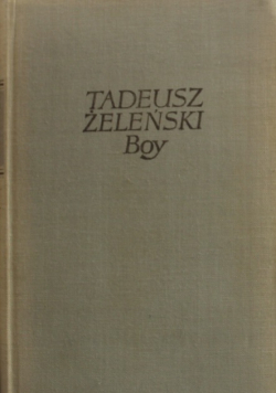 Żeleński Pisma Tom 1 Słówka