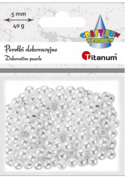 Koraliki plastikowe perełki 40g