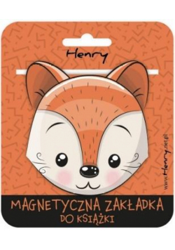 Zakładka magnetyczna. Lisek