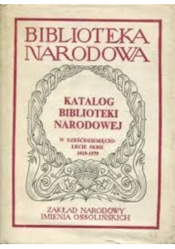 Katalog Biblioteki Narodowej