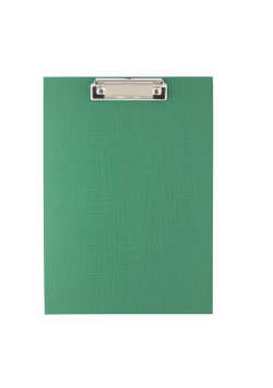 Deska A5 PVC z klipsem zielona D.RECT