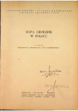 Mapa grodzisk w Polsce