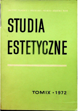Studia Estetyczne Tom IX
