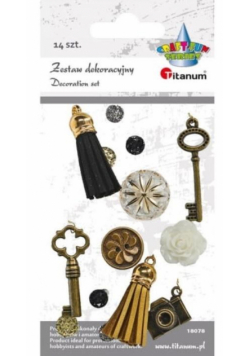 Zestaw dekoracyjny mix 14szt