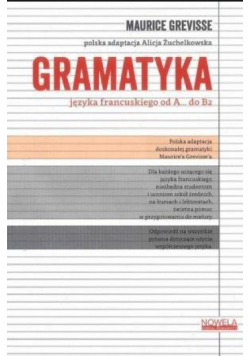 Gramatyka języka francuskiego od A... do B2