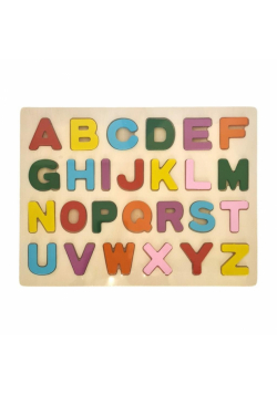 Alfabet drewniany Duże litery
