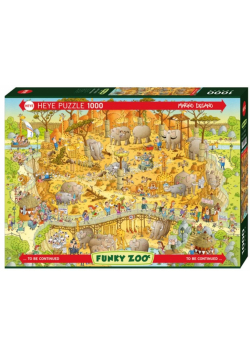 Puzzle 1000 Funky ZOO, Afrykańskie ZOO