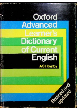 Oxford Advanced Learner's Dictionary of Current English