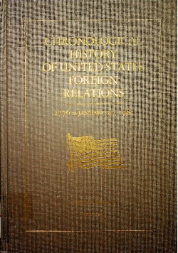 Chronological history of United States Foreign Relations