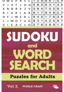 Sudoku and Word Search Puzzles for Adults Vol 2