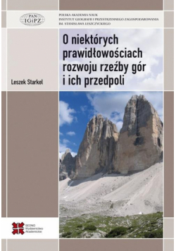 O niektórych prawidłowościach rozwoju rzeźby...