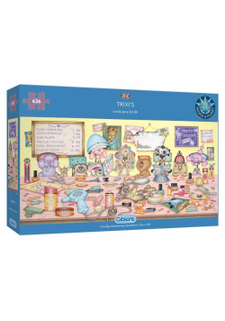 Puzzle 636 Salon piękności dla psów (panorama)