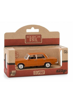 Kolekcja PRL Fiat 125p brązowy