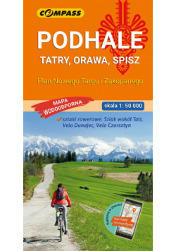 Podhale Tatry Orawa Spisz Mapa Wodoodporna 1:50 000