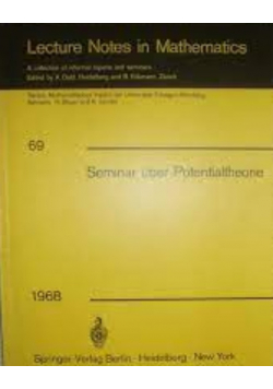 Seminar uber potentialtheorie