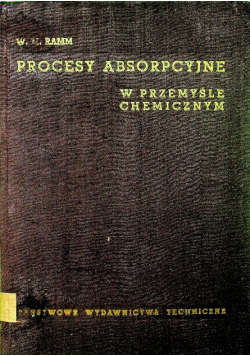 Procesy absorpcyjne w przemyśle chemicznym