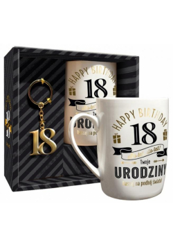 Zestaw 100 lat kubek + brelok 18