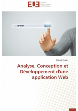 Analyse, conception et développement d'une application web