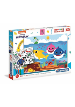 Puzzle 60 HappyColor Double Face Baby Shark