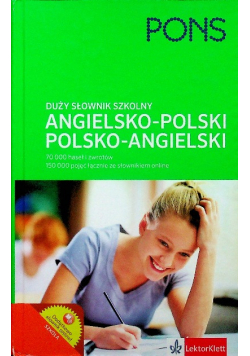 Słownik duży szkolny angielsko-polski 70 000 haseł