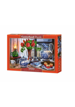 Puzzle 1500 Still Life with Tulips CASTOR