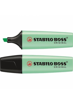 Zakreślacz Boss pastelowy zielony (10szt) STABILO