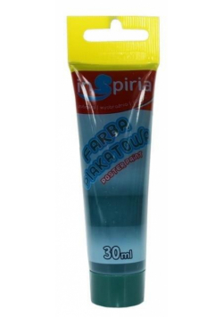 Farba plakatowa w tubie ciemnozielona 30ml