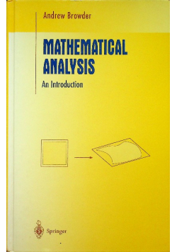 Mathematical Analysis An Introduction