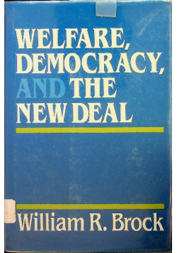 Welfare Democracy And The New Deal