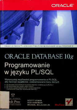Programowanie w języku PL SQL