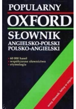 Popularny słownik angielsko-polski  polsko-angielski