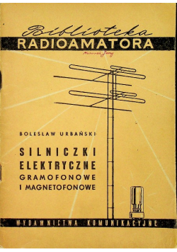 Silniczki elektryczne gramofonowe i magnetofonowe