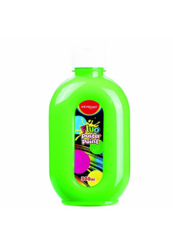 Farba plakatowa fluorescencyjna zielona 300ml