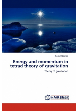 Energy and momentum in tetrad theory of gravitation
