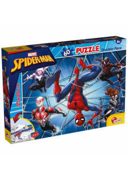 Puzzle 60 dwustronne Spiderman
