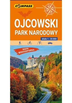 Mapa turystyczna- Ojcowski PN 1:20 000 laminat