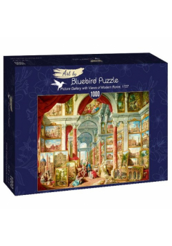 Puzzle 1000 Galeria sztuki w Rzymie, Pannini, 17578