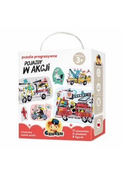 Puzzle progresywne Pojazdy w akcji