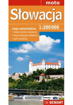 Słowacja 1:280 000 mapa samochodowa
