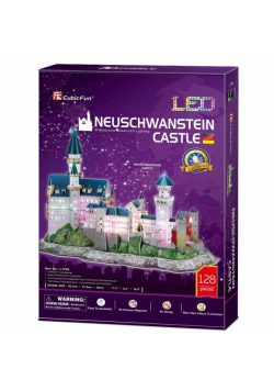 Puzzle 3D Zamek Neushwastein LED