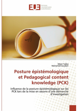 Posture épistémologique et Pedagogical content knowledge (PCK)