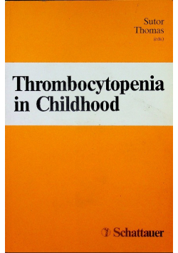 Thrombocytopenia in Childhood