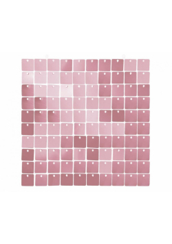 Panel dekoracyjny różowy przezroczyste tło 30x30cm