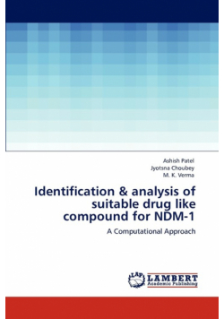 Identification & analysis of suitable drug like compound for NDM-1