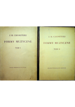Formy muzyczne tomy od 1 do 2