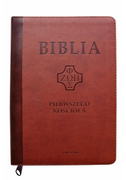Biblia pierwszego Kościoła kasztanowa paginatory