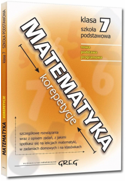 Matematyka SP 7 korepetycje GREG