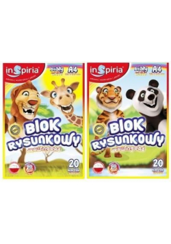 Blok rysunkowy A4/20K 90g biały (20szt)